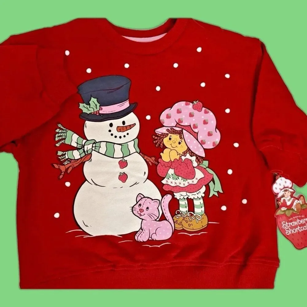 Strawberry Shortcake Toddler Girls Sweatshirt Flare Leggings Set NWT 2T